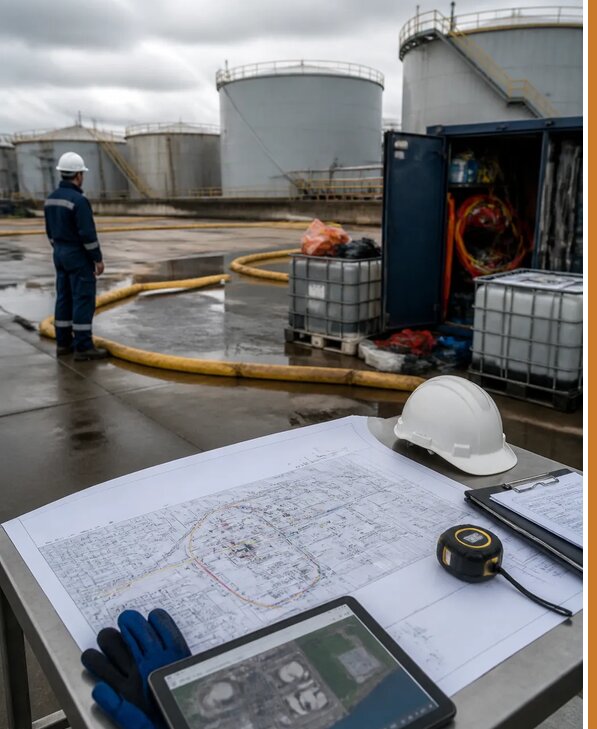 Разработка плана ликвидации разливов нефти в Архангельске